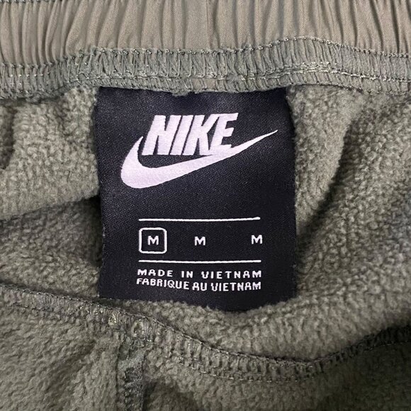 Nike Sportswear Winterized Polar Fleece Jogger Sweatpants Green Men's Medium M - Picture 9 of 11